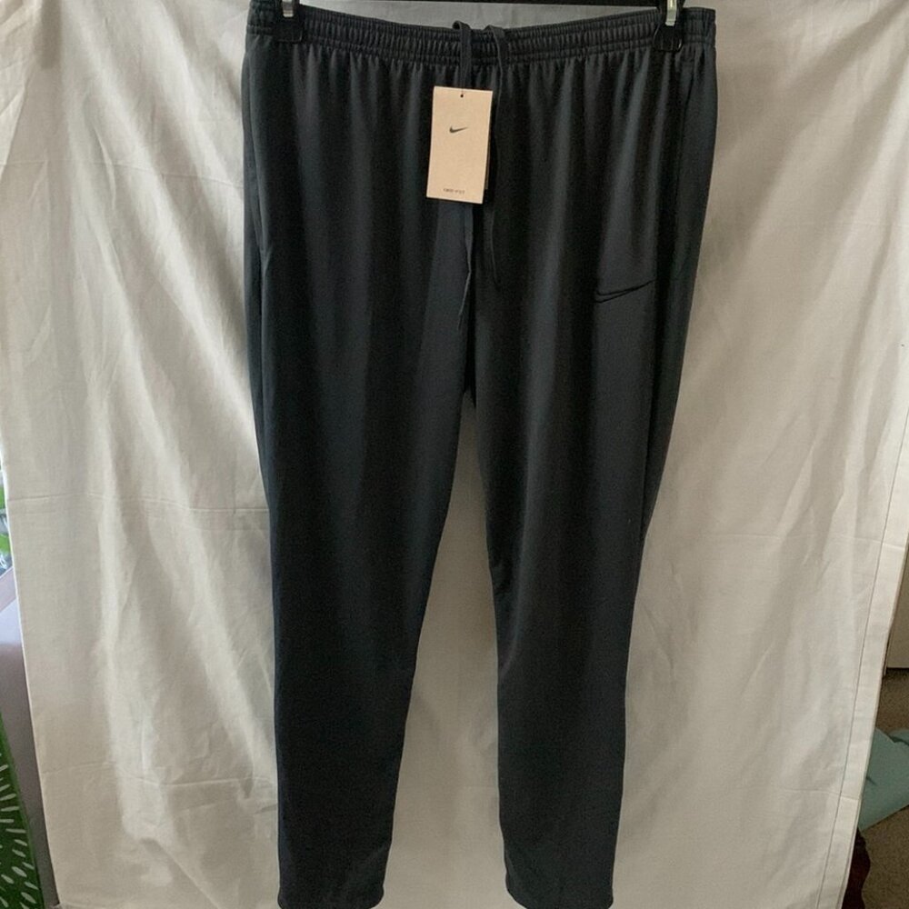 NIKE Women's Dri-FIT Academy Soccer Pants in Anthracite Grey SZ LARGE